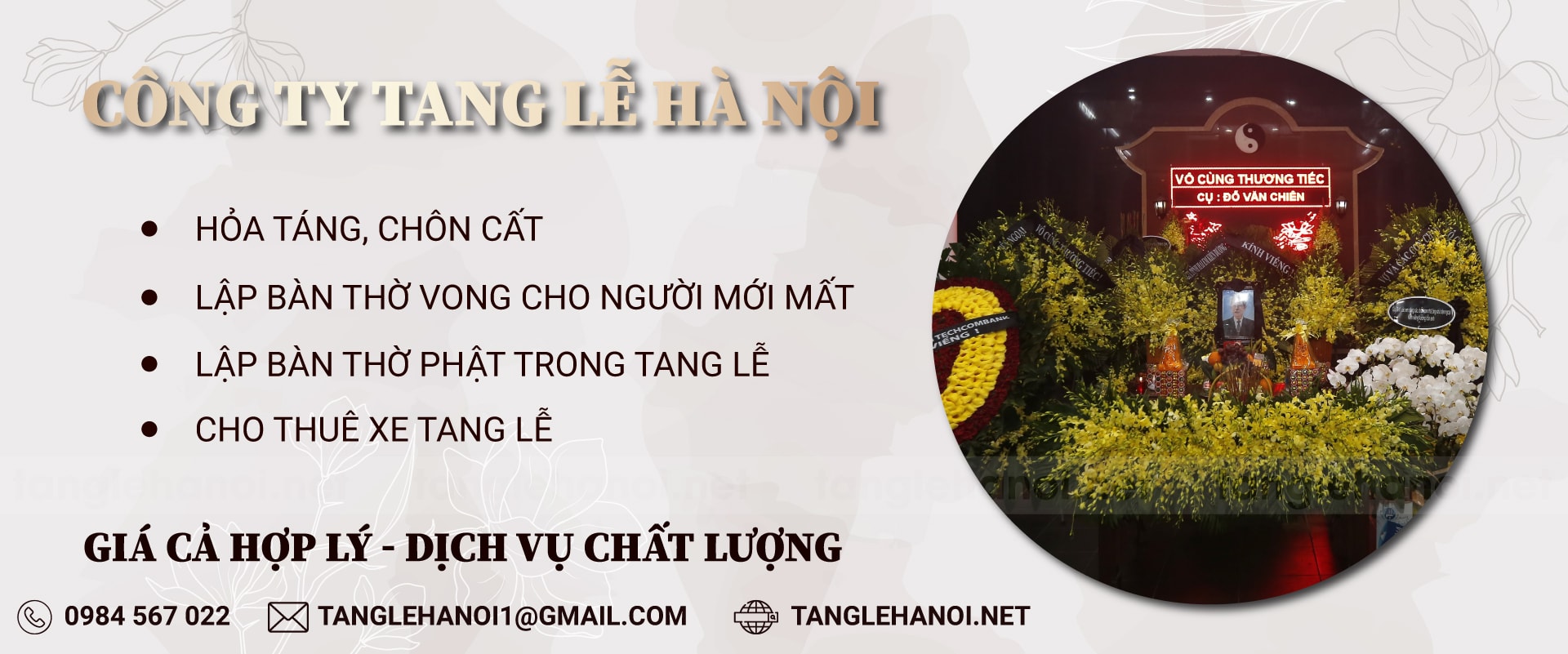 Tổ chức tang lễ tại hà nội