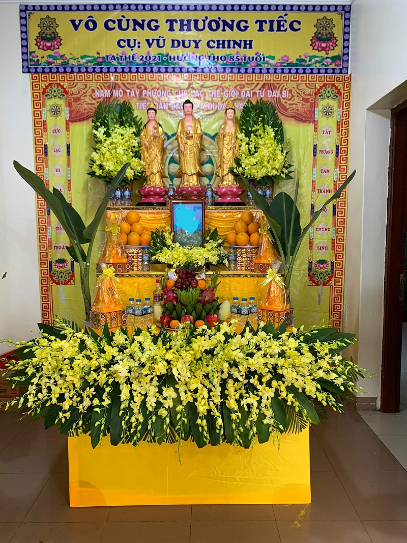 Dịch vụ trang trí bàn thờ tang lễ tại Tp Hà Nội