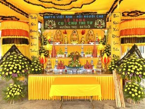 Dịch vụ trang trí bạn thờ tang lễ