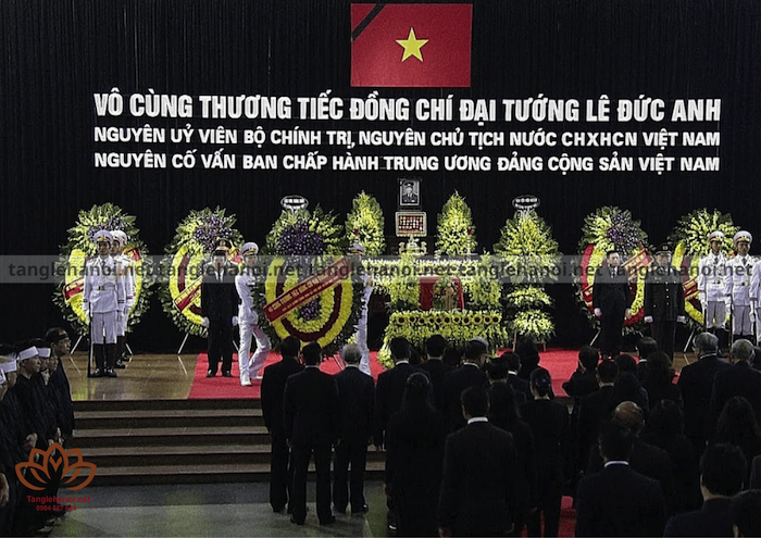 Tang lễ cấp nhà nước gồm những vị trí nào trong đảng