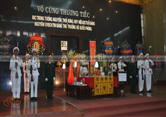 Quy trình tổ chức tang lễ dành cho cán bộ quân đội như thế nào