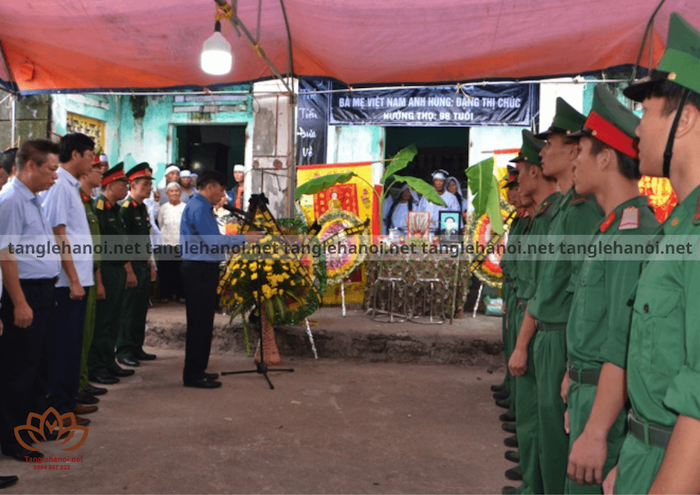 Thủ tục tổ chức tang lễ cho Bà Mẹ Việt Nam anh hùng