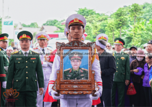 Tổ chức tang lễ cho cán bộ quân đội