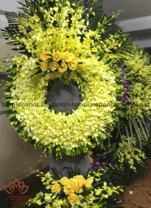 Mẫu vòng hoa tang lễ 18