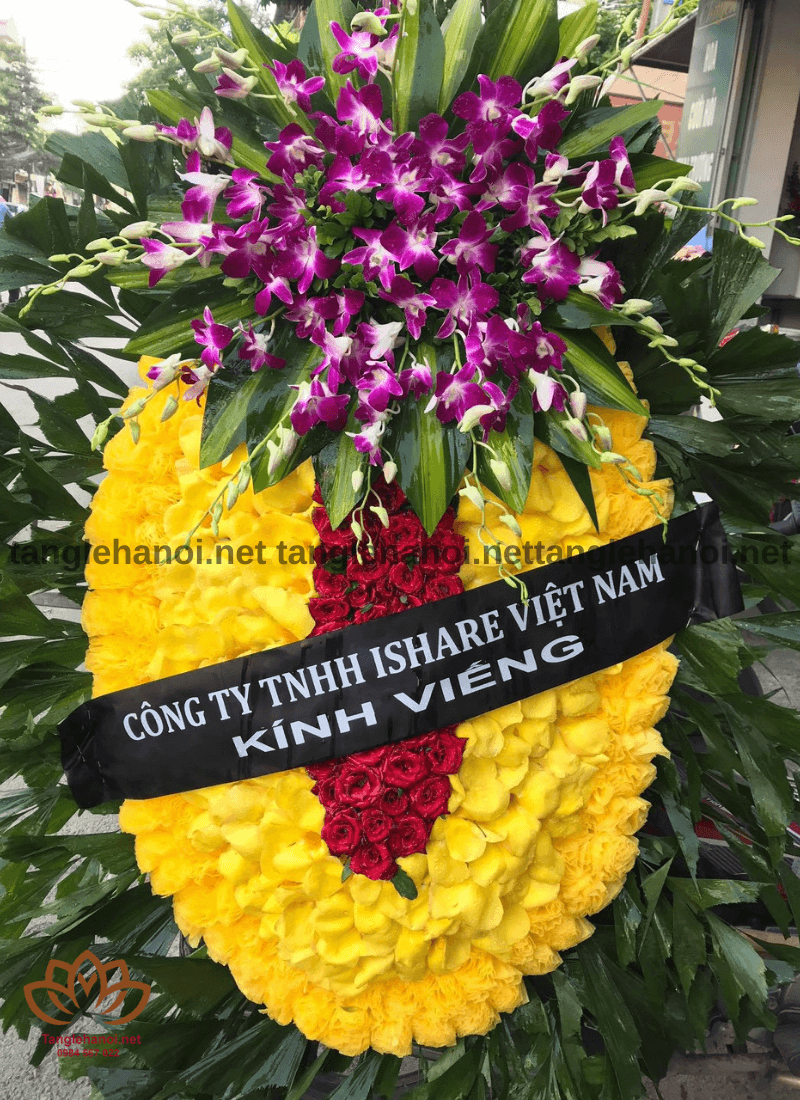 Mẫu vòng hoa tang lễ 14