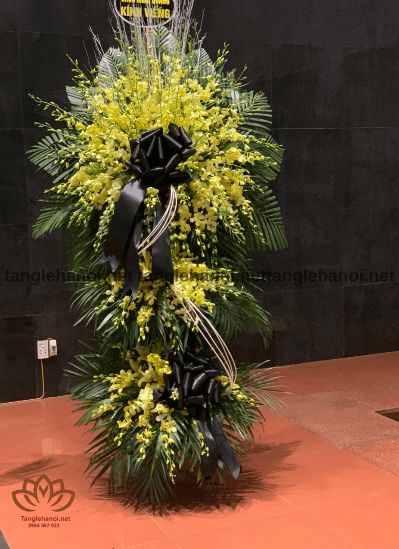 Mẫu vòng hoa tang lễ 26