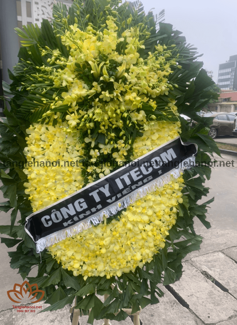 Mẫu vòng hoa tang lễ 23