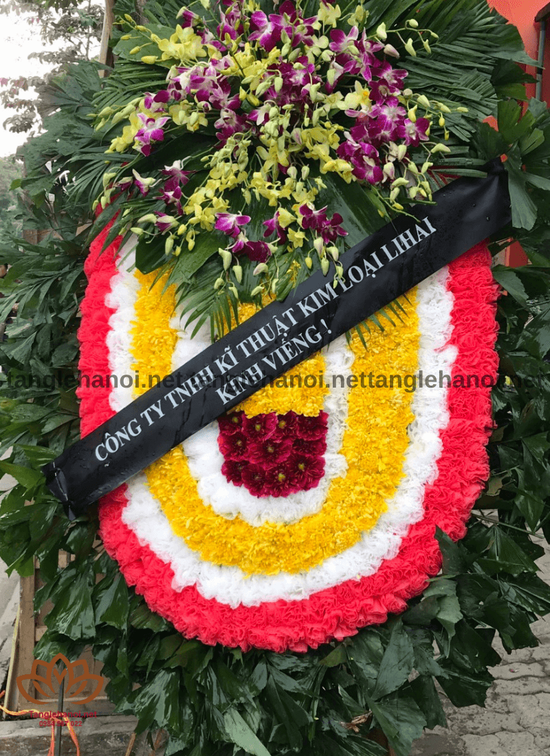 Mẫu vòng hoa tang lễ 21