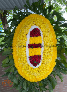 Mẫu vòng hoa tang lễ 04