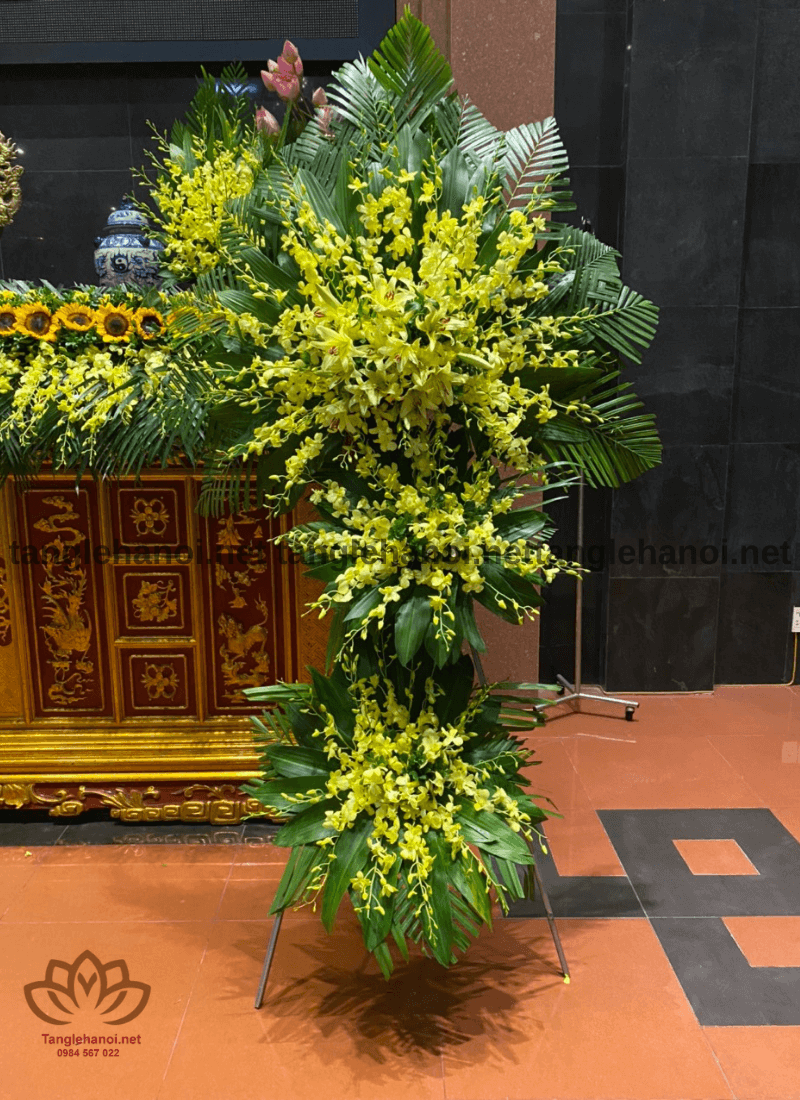 Mẫu vòng hoa tang lễ 20